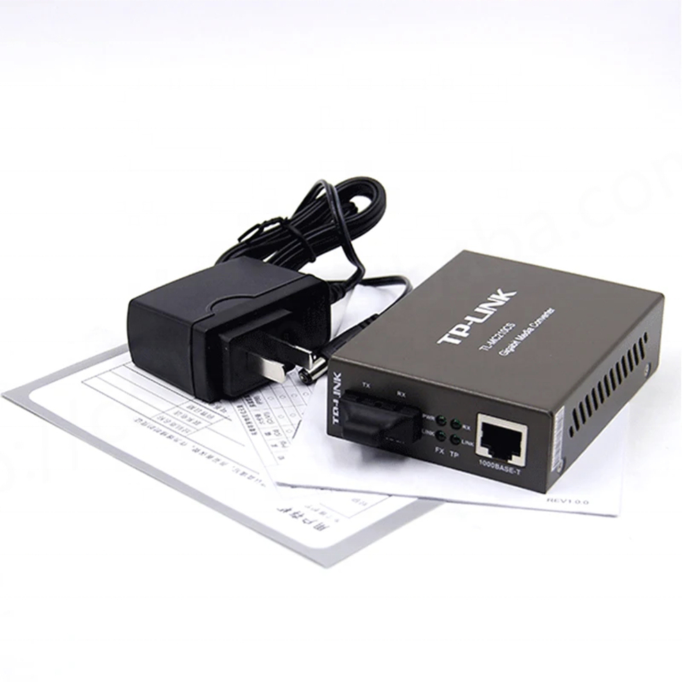 1pair TP-LINK TL-MC210CS 1000M SC 20km Singlemode Fiber Media Converter · image 5