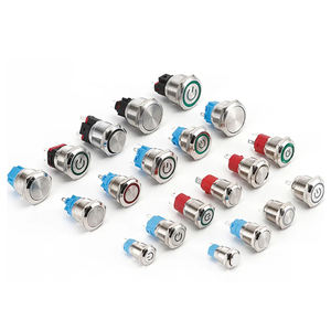 مفتاح تشغيل وإيقاف واحد لدعم الشراء والتخصيص 5A V مفتاح تشغيل 12 فولت مفتاح دفع معدني LED مع ضوء - Product Image 3