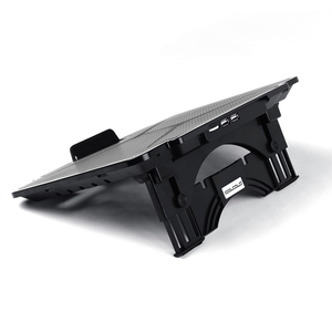 Dispositivo di raffreddamento ad altezza regolabile per Notebook USB due ventole di raffreddamento per Laptop di refrigerazione per Laptop da 12-15.6 pollici - Product Image 3