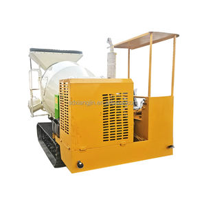 Camión Mezclador de <span class=keywords><strong>Concreto</strong></span> de Orugas <span class=keywords><strong>Premezclado</strong></span> de Alta Eficiencia y Multifuncional con Bomba Mezcladora - Product Image 1