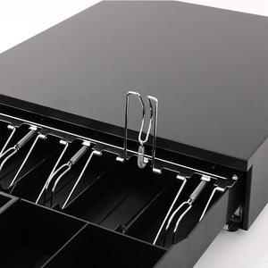 Boîte à billets ABS blanche à cinq compartiments 12V avec serrure, comptage et tri automatiques, pour usage bureautique et professionnel, pour clés, argent et espèces de <span class=keywords><strong>caisse</strong></span> - Product Image 3