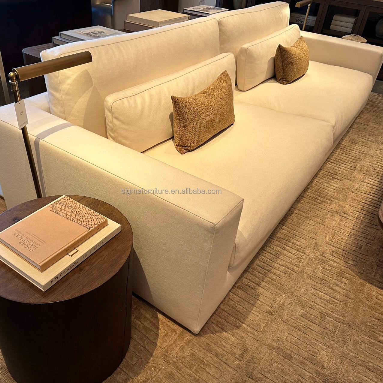 Factory Direct Sale Single Sofa Love Seat Set Indoor Furniture Comfortable Living Room Sofa