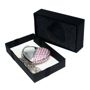Joyería en forma de corazón USB Flash Drive 2,0 Pen Drive 4GB 8GB 16GB Pendrive 2,0 32GB 64GB collar memoria USB Memory Stick - Product Image 2