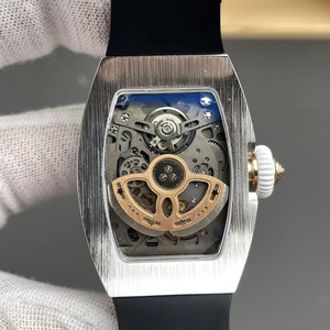 Luxurious, Fashionable and High-quality 20mm <b>Rubber</b> Strap 0701 Moissanite Full Diamond Men's Automatic Mechanical <b>Watch</b> - Product Image 3