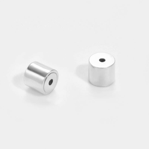 Attaches de boucles d'oreilles cylindriques en acier inoxydable plaqué or 18 carats personnalisées, accessoires de bijoux étanches - Product Image 4
