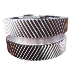 Personalización OEM Casting Módulo grande de alta precisión Engranaje helicoidal doble Engranajes de espiga con montaje de eje - Product Image 1