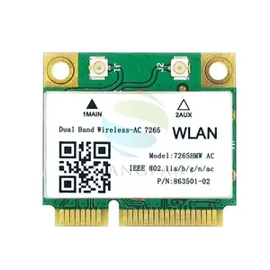 Dual Band Wireless TL-7265D2W 7265AC Half Mini PCI-e BT4.0 802.11AC 2.4G 5G Wireless Card