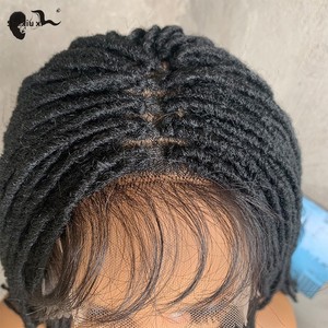 <span class=keywords><strong>Perruque</strong></span> Dreadlock en dentelle complète, style africain, en fibre haute température, avec fausses mèches volumineuses, pour femmes, modèle transparent pour le commerce extérieur - Product Image 4