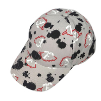 Gepersonaliseerde Zachte Sport Baseballpet Bedrukt Dot Fruit Argyle Patronen Gebogen Dobby Hand Geborduurde Oxford Poplin Reliëf
