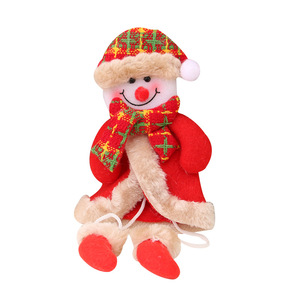 Adornos navideños, colgantes navideños con patas, regalos de Navidad, pequeños adornos de tela para árboles de Navidad, pequeñas muñecas - Product Image 5