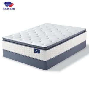 Royal sleep well-colchón de muelles de bolsillo superior, cama doble plegable, individual, queen
