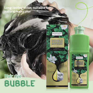 Shampoo Colorante Nero Naturale a Base di Erbe, Senza Ammoniaca, ad Azione Rapida, Copre i Capelli Grigi, Permanente - Product Image 2