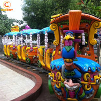 Attractions de parc d'attractions à thème, Jeux pour enfants, Train pirate, Train de jardin, Train de fête foraine avec certification CE