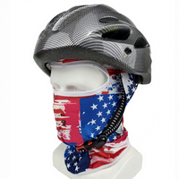 Cagoule à sublimation personnalisée style Y2K, motif drapeau USA, élastique, unisexe adulte, masque de ski, impression intégrale pour sports, pêche, cyclisme