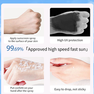 自有品牌韩版防晒防晒防水不油腻天然有机矿物防晒霜Spf 50防晒霜 - Product Image 6