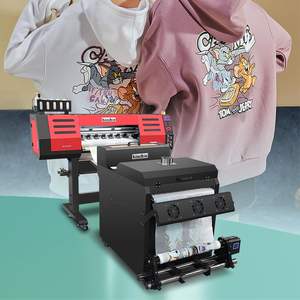 Máquina de impresión de camisetas Kongkim con software Cadlink I3200 Xp600 I1600 cabezal 12/24 pulgadas impresora Dtf de tinta blanca - Product Image 1