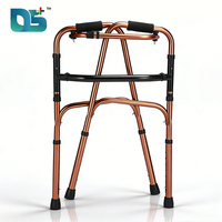 Déambulateur pliant médical réglable en hauteur pour adultes handicapés, personnes âgées, patients victimes d'AVC, réadaptation