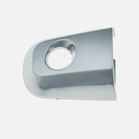 Poignée de porte extérieure avant droite chromée avec trou pour clé pour Mitsubishi L200 2005-2015, remplace OEM 5716A066 5716A040XA