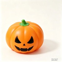 Jouet anti-stress amusant en forme de citrouille pour Halloween, balle à presser