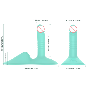 Uygulama Kontrollü İtmeli ve Sürmeli Vibratörler Dildo Minder Stimülasyonu G Noktası Yetişkin Seks Oyuncakları Kadınlar için Mastürbasyon - Product Image 5