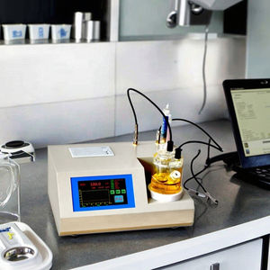 Penganalisa kelembaban air <span class=keywords><strong>Karl</strong></span> <span class=keywords><strong>Fischer</strong></span> Titrator perlengkapan pengujian konten Air Minyak kelembaban meteran kadar air - Product Image 1