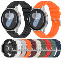Untuk Huawei Submariner Garmin untuk Samsung kompatibel 20mm/22mm Flat Quick Release gesper baja gelang jam tangan silikon