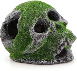 Harsen beeldje <span class=keywords><strong>aquarium</strong></span> landschap schedel rots vis schuilplaats grotten voor goudvis betta tank decoratie zoetwater zeeaquaria - Product Image 6