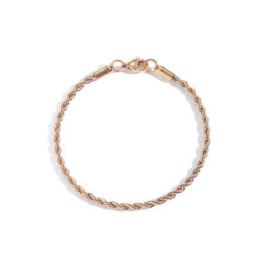 <span class=keywords><strong>Bracelet</strong></span> à chaîne en acier inoxydable pour hommes et femmes, <span class=keywords><strong>bracelet</strong></span> à main couleur or/argent, bijoux de cheville, accessoires, cadeau de bricolage - Product Image 2