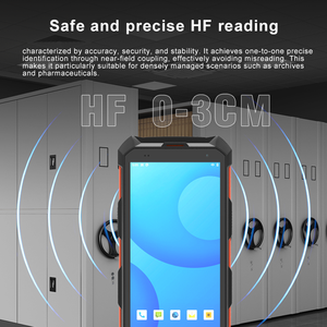 Android IS014443 15693 RFID 13.56mhz Lector de Largo Alcance con Código QR para Verificación de Patrullaje en Instalaciones Públicas - Product Image 3