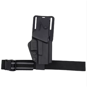 ซองปืนพกนอกเอวแบบปลดเร็ว Universal Belt Tie Down Quick Draw Holster OWB G19 ซองปืน Kydex แบบปลดเร็วสำหรับขาขวา ปลดด้วยนิ้วหัวแม่มือ - Product Image 2