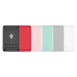 10000mAh de la Copa tarjeta Qi compartido magnético personalizado portátil disposición Mini cargador de banco de potencia - Product Image 5