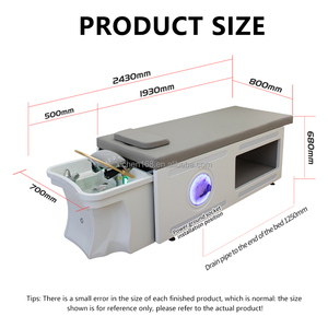 JUESHI, peluquería profesional, lavado, Spa, masaje de cabeza, cama, multifuncional, circulación de agua, champú, cama, mesa de masaje para salón - Product Image 5