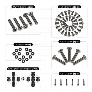Kit de tornillos 6 en 1 para Pavo20 Pro y la serie <span class=keywords><strong>Pavo</strong></span>, incluye tornillos M2 para el marco del motor, montaje Vista y tuercas M2 - Product Image 2