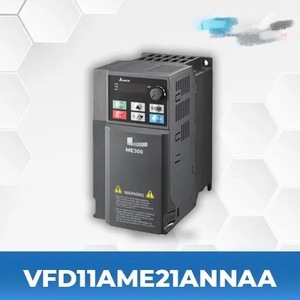 Nouvelle série originale ME300 monophasée 2,2 kW 230 V certifiée CE IP20 VFD11AME21ANNAA - Product Image 1