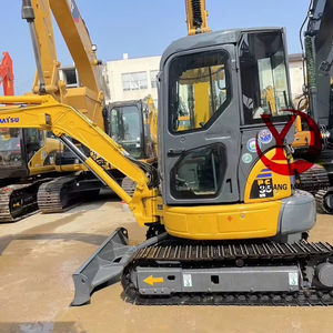 Excavatrice Komatsu PC35MR 2024, 3,5 tonnes, performances certifiées EPA CE, composants principaux : moteur, boîte de vitesses, pompe, roulement, godet de 0,175 m - Product Image 1