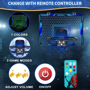 لوحة نتائج LED داخلية جديدة لعام 2025 مع حلقة كرة سلة صغيرة للعب فوق الباب مع تحكم عن بعد - Product Image 4