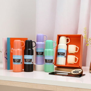 Borraccia da viaggio portatile 304 <span class=keywords><strong>in</strong></span> acciaio inossidabile Thermos con termocamera termoisolante calda tazza regalo - Product Image 1