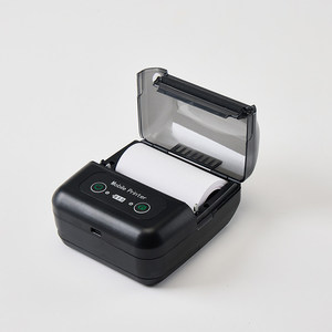เครื่องพิมพ์ความร้อนแบบพกพาขนาด 58 มม. เครื่องพิมพ์ใบเสร็จไร้<span class=keywords><strong>สาย</strong></span>ขนาดเล็กสำหรับ Android IOS พิมพ์สติกเกอร์รูปภาพ บิลทางอากาศ ตั๋วต่างๆ - Product Image 6