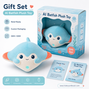 Peluche Personalizado de <span class=keywords><strong>Pez</strong></span> <span class=keywords><strong>Murciélago</strong></span> AI - Caja de Regalo para Cumpleaños - Product Image 5