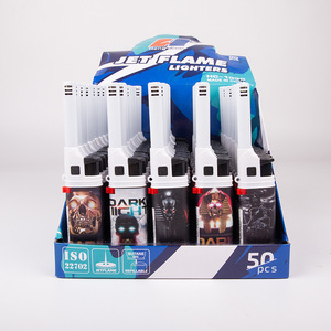 ไฟแช็คแก๊สแบบพกพา ลายการ์ตูน สำหรับครัว ปิ้งย่าง เทียน แบบเติมแก๊สได้ - Product Image 3