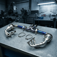 Nuevo Sistema de Escape de Titanio para Auto de Carreras, Válvula de Escape Ajustable para Porsche 992 GT3 4.0T Modelo 2022