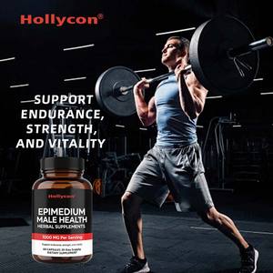 Suppléments à base de plantes pour la santé masculine <span class=keywords><strong>Epimedium</strong></span> personnalisés ODM OEM pour les suppléments d'endurance et de vitalité pour hommes - Product Image 2