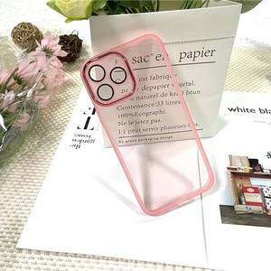 Ống Kính Bảo Vệ Mềm TPU Điện Thoại Thông Minh Bìa Rõ Ràng Cover Quay Lại Trường Hợp Đối Với <span class=keywords><strong>iPhone</strong></span> 16 15 14 13 12 11 Pro Max <span class=keywords><strong>Colour</strong></span> Điện Thoại Trường Hợp - Product Image 4