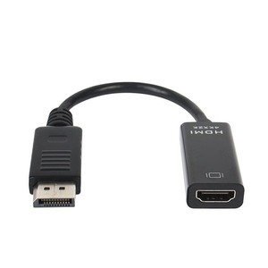 Cable adaptador DP a HDMI, convertidor 4K Ultra Hd para monitor de computadora, color negro - Product Image 2