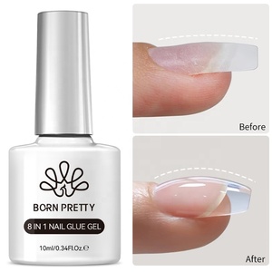 Sinh Ra Khá OEM Biểu Tượng Tùy Chỉnh Nhãn Hiệu Riêng 8 Trong 1 Nail Mẹo Gel Keo Cho Móng Tay Đỉnh Và Acrylic Nail Mở Rộng Strengthener - Product Image 4