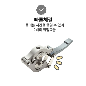 เครื่องมือจีบปลายท่อไฟฟ้า Tesmo รุ่น TEC ขนาด 6.35-19.05 มม. ผลิตจากเหล็กอัลลอย สำหรับท่อทองแดง ท่อแอร์ และท่อสารทำความเย็น - Product Image 5