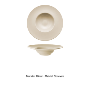 Bol à pâtes Sand Monaco 28 cm Intérieur 15 cm Grès M1934 - Product Image 3