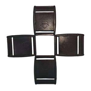 Đen POM không thấm nước dây đeo nhỏ điều chỉnh khóa thiết lập với x-khung thiết kế cho hành lý Ba lô phụ kiện phần cứng - Product Image 4