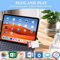 Lector de Tarjetas SD/microSD USB-C para iPhone 17/16/15/iPad/Dispositivos Android