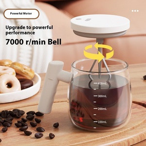 Gobelet à café auto-mélangeur jetable 400 ml, compatible lave-vaisselle et micro-ondes, design moderne, pour la maison, le bureau, la salle de sport, les boissons protéinées - Product Image 3